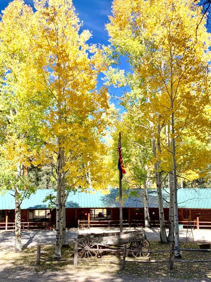 the Aspen Lodge in fall